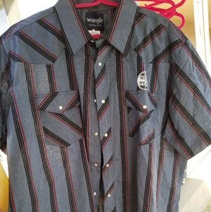 Mens Wrangler Qestern Shirt